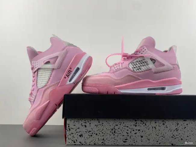 Bmlin Shoes X PINK 4 JORDAN OFF-WHITE 0613